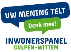 Logo Uw mening telt Denk mee! Inwonerspanel Gulpen-WIttem